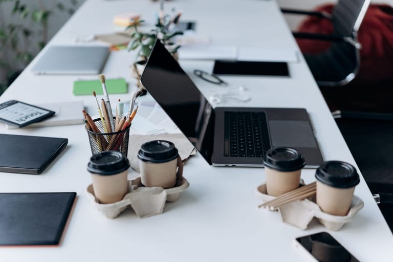 Slide +Lab Codrix: a cup of coffee beside a laptop